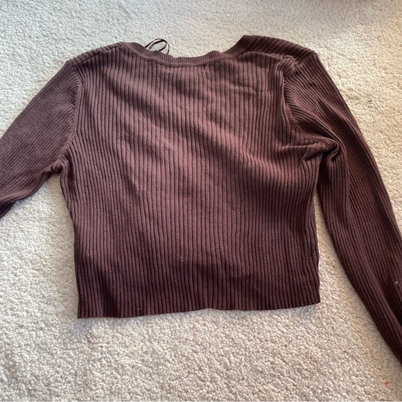brown long sleeve shirt - Picture 6 of 6
